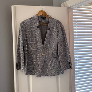 St. John’s gray jacket-size 16